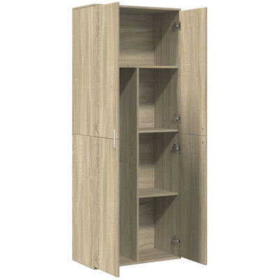 Kaappi Sonoma-tammi 70x35x180 cm tekninen puu