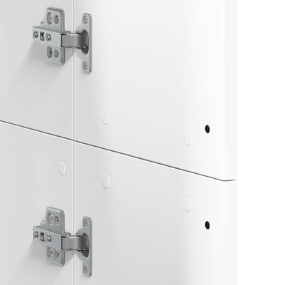 Valkoinen kaappi Arsa 60x35x180cm (lastulevy)