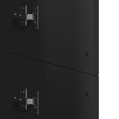 Musta kaappi Arsa 60x35x180cm (lastulevy)