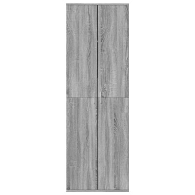 Kaappi harmaa Sonoma 60x35x180 cm lastulevy