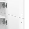Valkoinen kenkäkaappi Gracia 80x39x178cm (lastulevy)