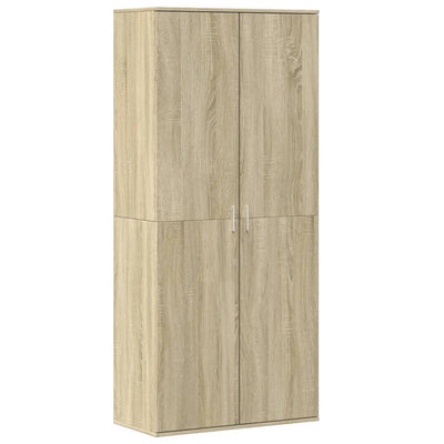 Kenkäkaappi Sonoma-tammi 80x39x178 cm lastulevy