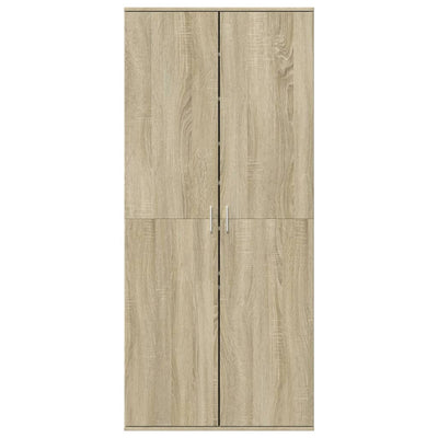 Kenkäkaappi Sonoma-tammi 80x39x178 cm lastulevy