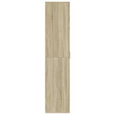Kenkäkaappi Sonoma-tammi 80x39x178 cm lastulevy