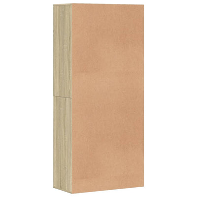 Kenkäkaappi Sonoma-tammi 80x39x178 cm lastulevy
