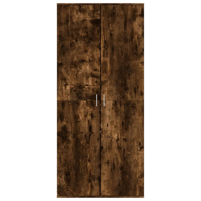 Kenkäkaappi savutammi 80x39x178 cm tekninen puu
