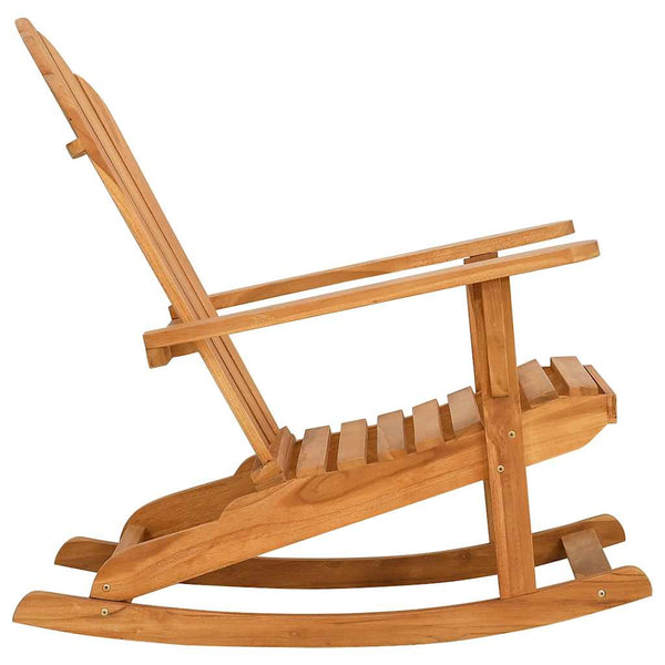 Puutarhan Adirondack keinutuoli täysi tiikki