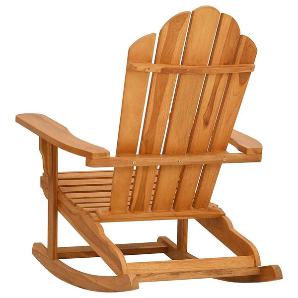 Puutarhan Adirondack keinutuoli täysi tiikki