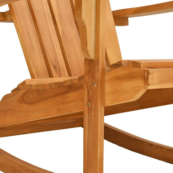 Puutarhan Adirondack keinutuoli täysi tiikki