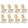 Taitettavat puutarhatuolit Budomir 46x66x99cm (8 kpl bambu)