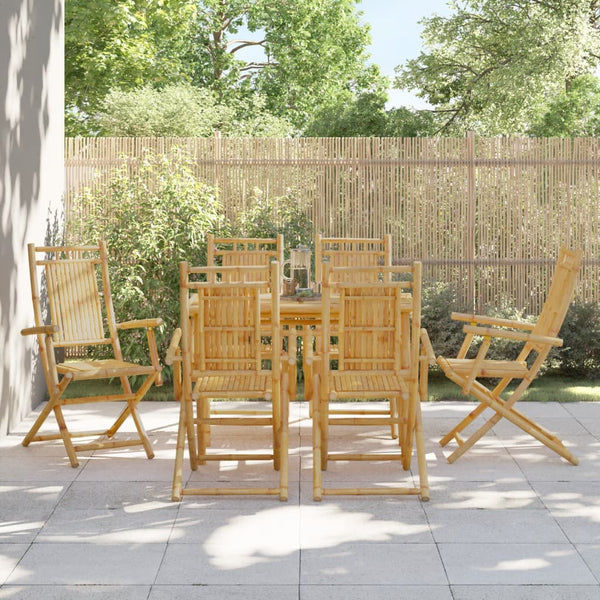 Taitettavat puutarhatuolit Budomir 53x66x99cm (6 kpl bambu)