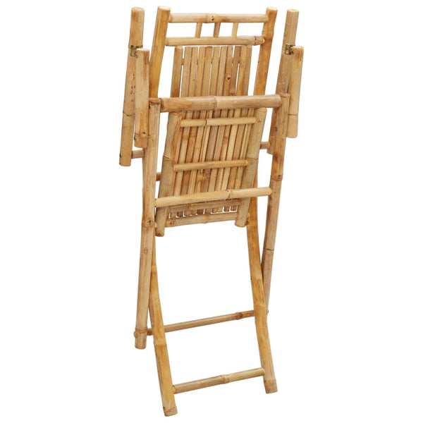 Taitettavat puutarhatuolit Budomir 53x66x99cm (8 kpl bambu)