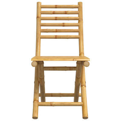 Taitettavat puutarhatuolit 4 kpl 43x54x88 cm bambu