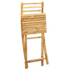Taitettavat puutarhatuolit Vinjulet 43x54x88cm (6 kpl bambu)