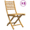 Taitettavat puutarhatuolit Vinjulet 43x54x88cm (8 kpl bambu)