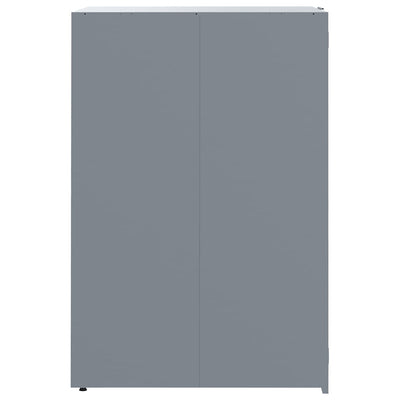 Roskalaatikon säilytystila kuudelle harmaa 414x79x117 cm teräs