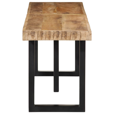 Penkki Ronela 160cm (karkea mangopuu ja teräs)