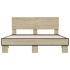 Sonoma tammi sängynrunko Natu 120x200cm (puinen ja metalli)