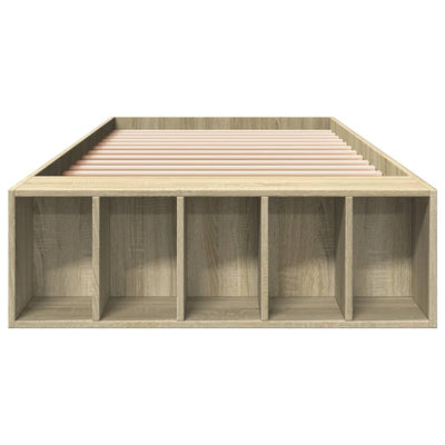 Sonoma tammi sängynrunko Jameel 90x190cm (puinen)