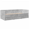 Vuodesohva laatikoilla betoninharmaa 100x200 cm tekninen puu
