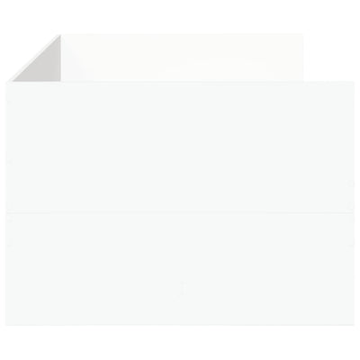 Valkoinen vuodesohva laatikoilla Toff 90x190cm (puinen)