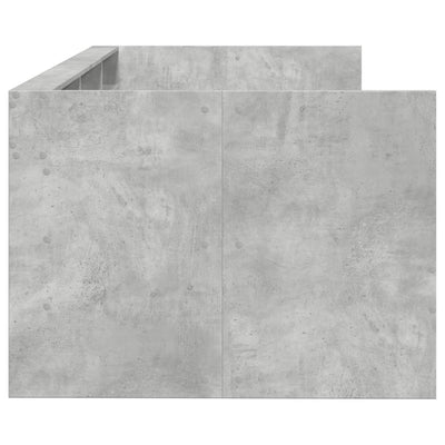 Betoninharmaa vuodesohva laatikoilla ei patjaa Invalizilor 100x200cm