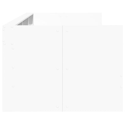 Valkoinen vuodesohva laatikoilla ei patjaa Invalizilor 90x200cm