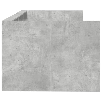Vuodesohva laatikoilla ei patjaa betoninharmaa 75x190 cm