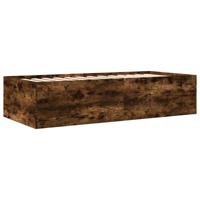 Vuodesohva laatikoilla savutammi 100x200 cm tekninen puu