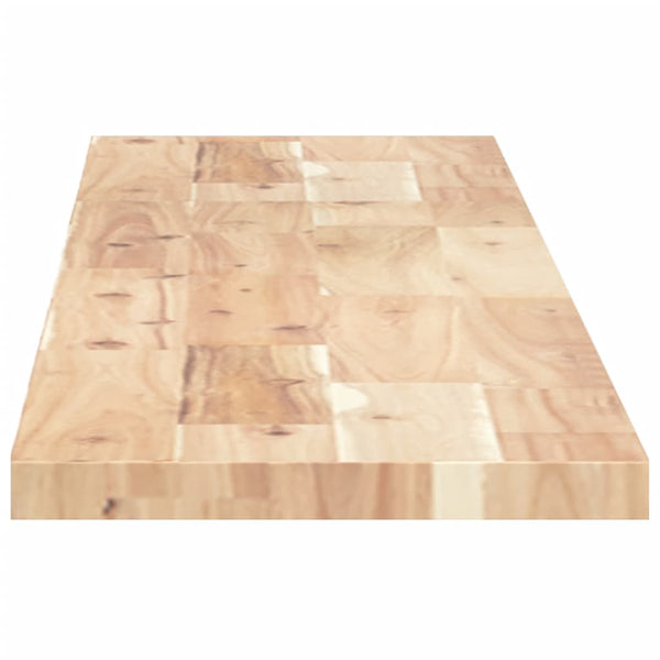 Kelluvat hyllyt 3 kpl 120x20x2 cm käsittelemätön massiivipuu akaasia