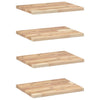 Kelluvat hyllyt 4 kpl 40x30x2 cm käsittelemätön massiivipuu akaasia