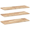Kelluvat hyllyt 3 kpl 100x30x2 cm käsittelemätön massiivipuu akaasia