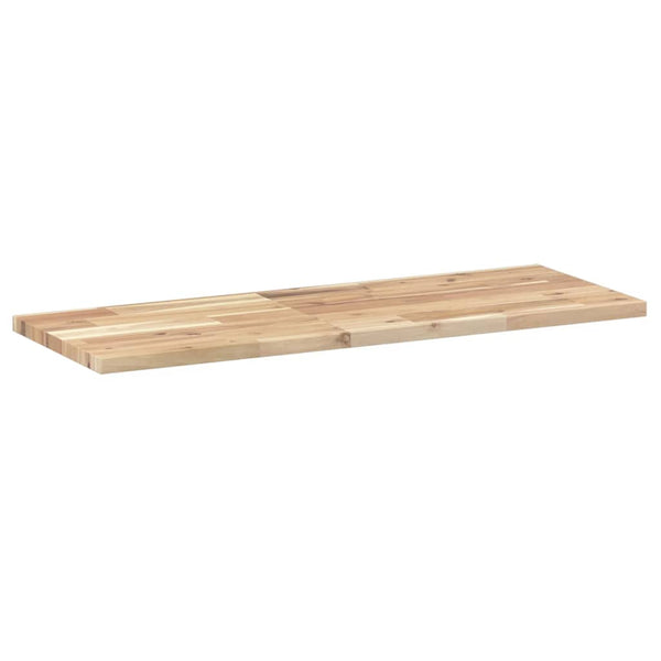 Kelluvat hyllyt 3 kpl 100x30x2 cm käsittelemätön massiivipuu akaasia