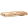 Kelluvat hyllyt 4 kpl 60x20x4 cm käsittelemätön massiivipuu akaasia