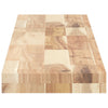 Kelluva hylly 160x20x4 cm käsittelemätön täysi akasiapuu