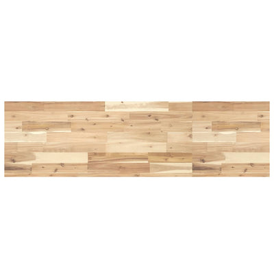 Kelluva hylly 140x40x4 cm käsittelemätön täysi akasiapuu