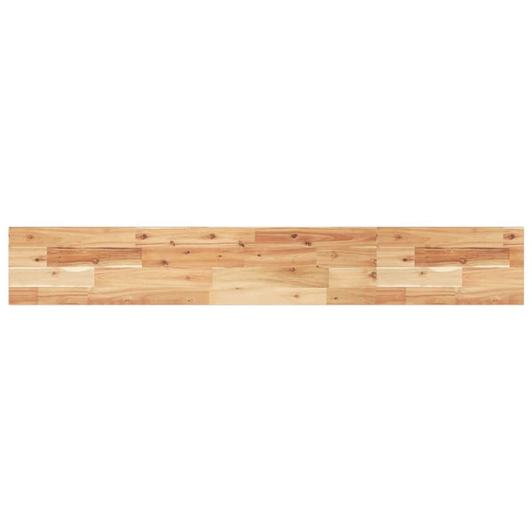 Kelluvat hyllyt 3 kpl 120x20x2 cm öljytty massiivipuu akaasia