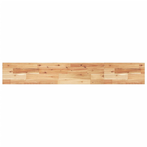Kelluvat hyllyt 3 kpl 160x20x2 cm öljytty massiivipuu akaasia