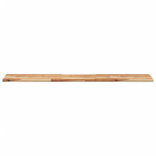 Kelluvat hyllyt 4 kpl 120x30x2 cm öljytty massiivipuu akaasia