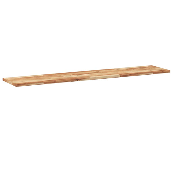 Kelluvat hyllyt 4 kpl 120x30x2 cm öljytty massiivipuu akaasia