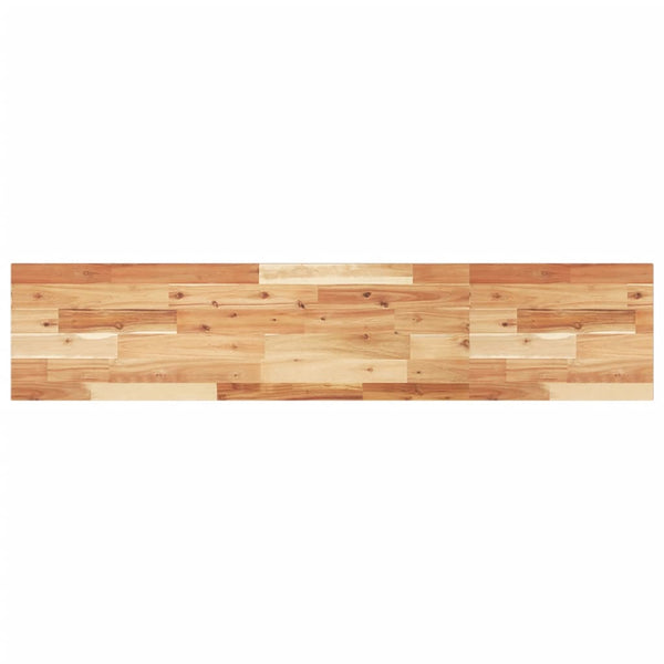 Kelluvat hyllyt 4 kpl 120x30x2 cm öljytty massiivipuu akaasia