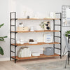 Kelluvat hyllyt 4 kpl 120x40x2 cm öljytty massiivipuu akaasia