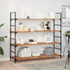 Kelluvat hyllyt 4 kpl 160x40x2 cm öljytty massiivipuu akaasia