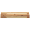 Kelluvat hyllyt 3 kpl 60x20x4 cm öljytty massiivipuu akaasia