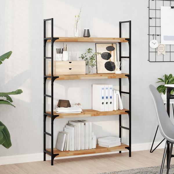 Kelluvat hyllyt 3 kpl 80x20x4 cm öljytty massiivipuu akaasia