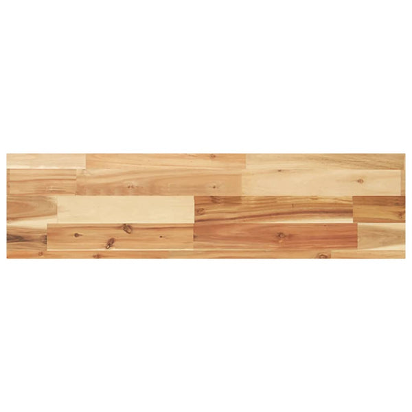 Kelluvat hyllyt 3 kpl 100x20x4 cm öljytty massiivipuu akaasia