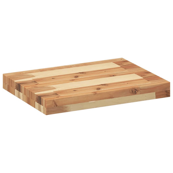 Kelluvat hyllyt 3 kpl 60x30x4 cm öljytty massiivipuu akaasia