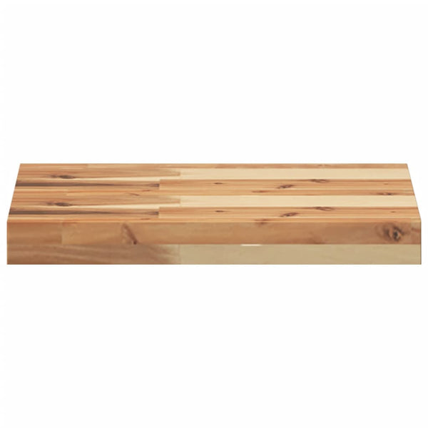 Kelluvat hyllyt 4 kpl 60x30x4 cm öljytty massiivipuu akaasia