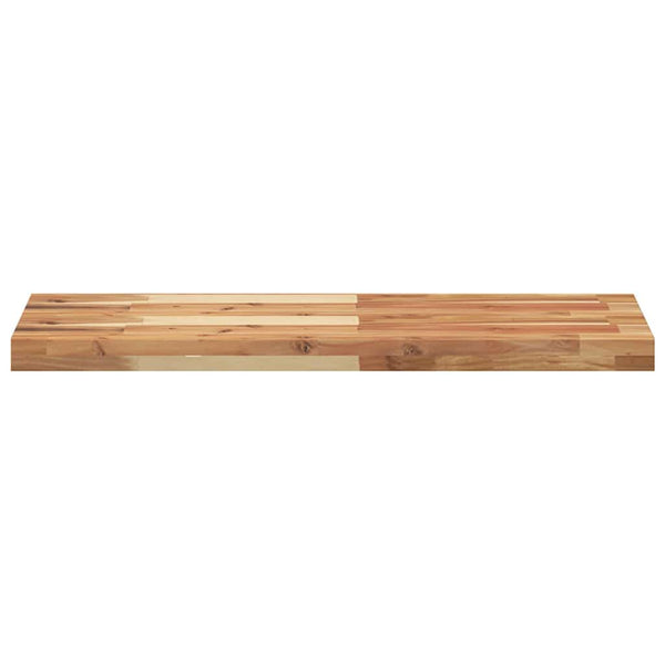Kelluvat hyllyt 3 kpl 80x30x4 cm öljytty massiivipuu akaasia