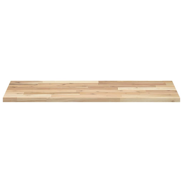 Kylpyhuoneen allastaso käsittelemätön 80x40x2 cm massiivipuu akaasia